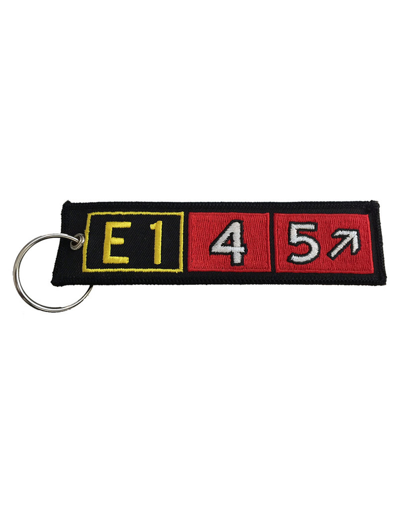 KEYCHAIN, EMBROIDERED, EMBRAER ERJ-145