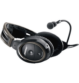 BOSE A20 Aviation Headset with Bluetooth, flex power, electret microphone, coil cord, 6 pin connector