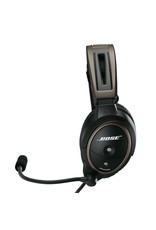 BOSE A20 Aviation Headset with Bluetooth, flex power, electret microphone, coil cord, 6 pin connector