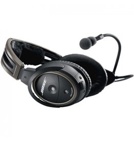 BOSE A20 Aviation Headset with Bluetooth, aircraft powered, electret microphone, straight cord, 6 pin connector