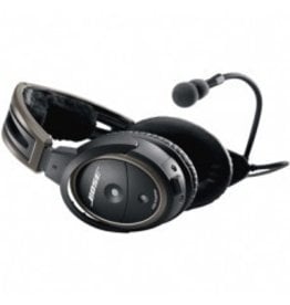 BOSE A20® Headset / No Bluetooth, battery powered, electret microphone, twin plug, straight cord