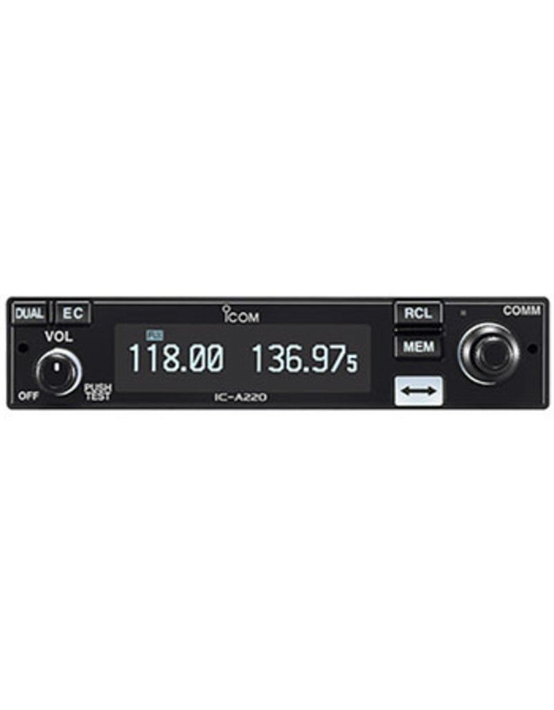 ICOM IC-A220 VHF Airband Transceiver | Panel Mount