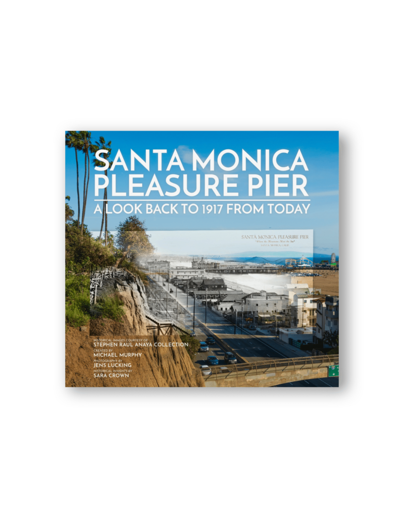 Santa Monica Pleasure Pier - A Look Back to 1917 From Today