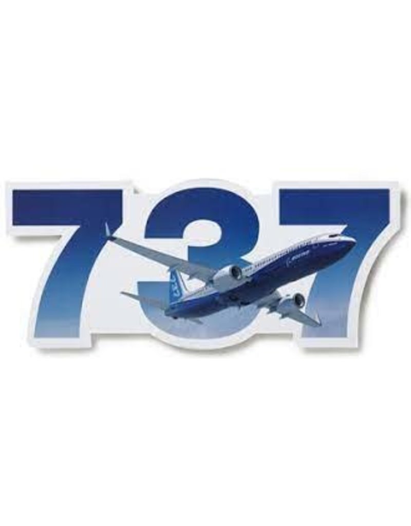Boeing 737 Die-Cut Sticker