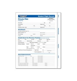 ASA Private Pilot Student Flight Record