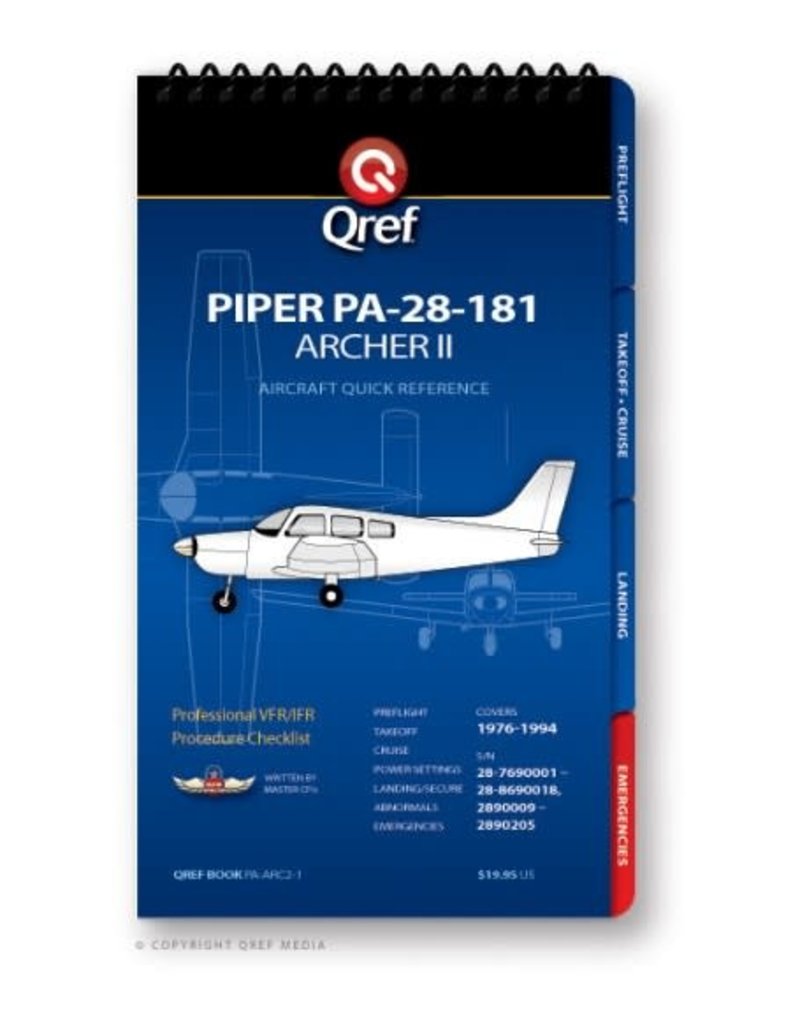 QREF Piper Archer II PA-28-181 Qref Book