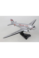 POSTAGE STAMP TWA DC-3 1/144