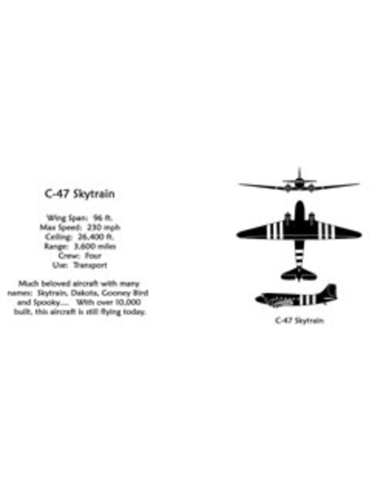 C-47 Spotter Mug w/Black Handle