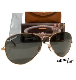 Aggressor Kalamata Glass Aviator Sunglasses