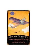 FANTASY OF FLIGHT METAL SIGN