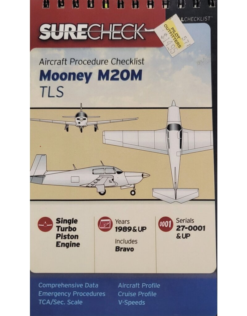 SURECHECK Surecheck Aircraft Procedure Checklist Mooney M20M TLS