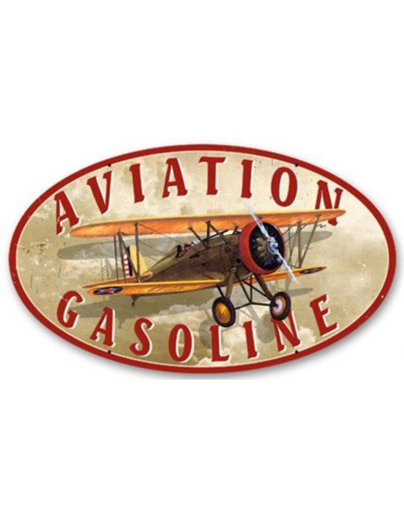 METAL SIGN - AVIATION GASOLINE