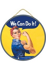 ROSIE RIVETER Wood Sign