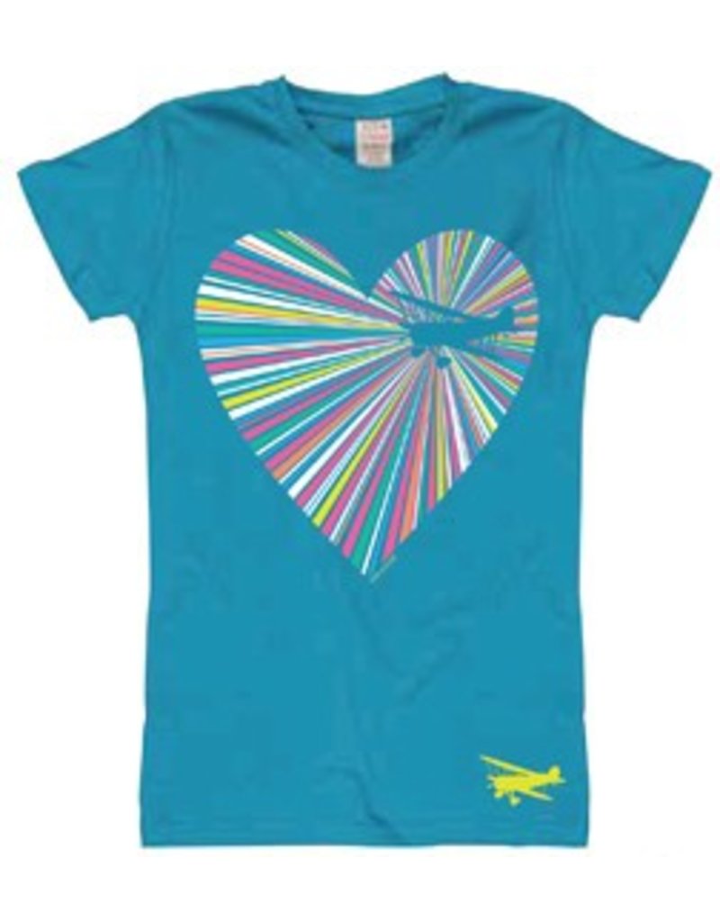 HEARTSHINE AIRPLANE Youth T-Shirt.