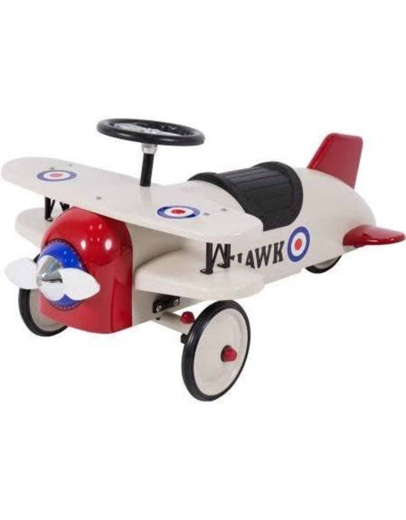 toy airplane pedal car