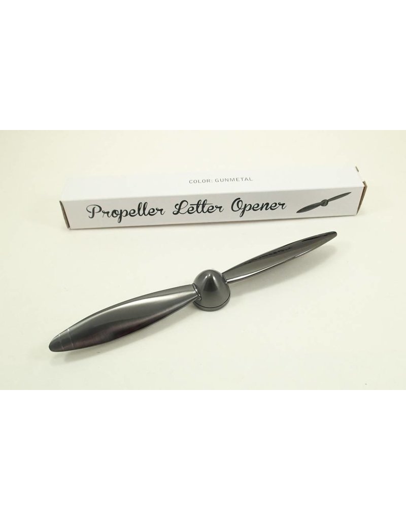 PROPELLER LETTER OPENER GUNMETAL