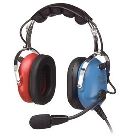 Pilot USA P-1151ACB Pilot Cadet Headset - Blue/Red