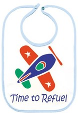 BLUE AIRPLANE BIB