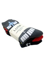 PREMIUM CREW SOCKS, SET OF 3-PAIRS