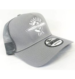 AVIATION LIFE TRUCKER HAT, GRAY