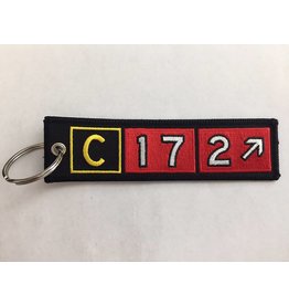CESSNA 172 Embroidered Keychain