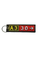 AIRBUS A330 Embroidered Keychain