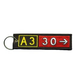 AIRBUS A330 Embroidered Keychain