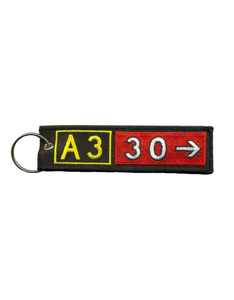 AIRBUS A330 Embroidered Keychain