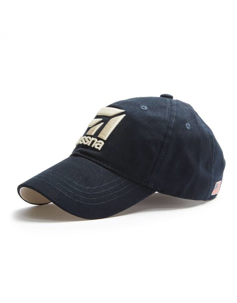 RED CANOE Cessna 3D Logo Cap - Navy