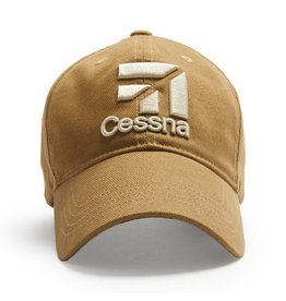 RED CANOE Cessna 3D Logo Cap - Tan