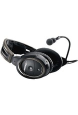BOSE A20® Aviation Headset with Bluetooth, battery powered, electret microphone, U-174 plug, coiled cord