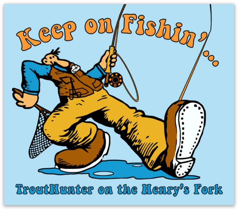TH Keep On Fishin' Sticker