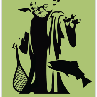 TroutHunter Products TH River Jedi Sticker