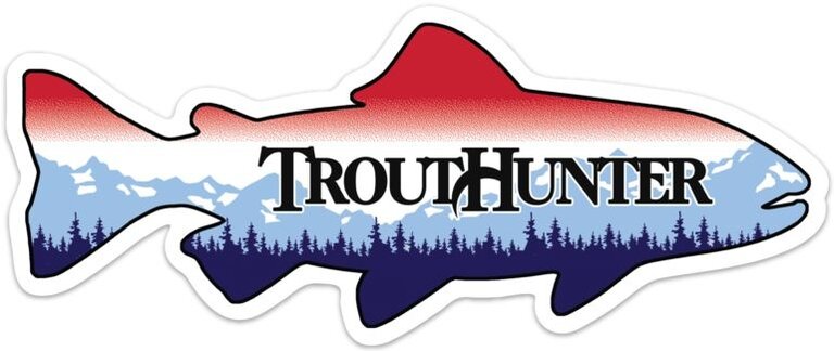 TroutHunter Products TH Idaho Plate Fish Sticker