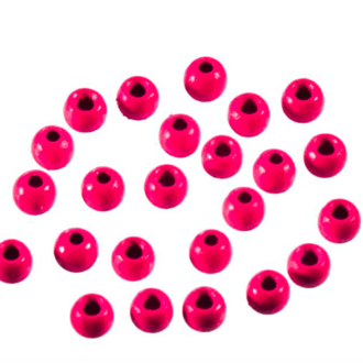Wapsi Fly PAINTED CYCLOPS BEADS - FL PINK - 10 PACK