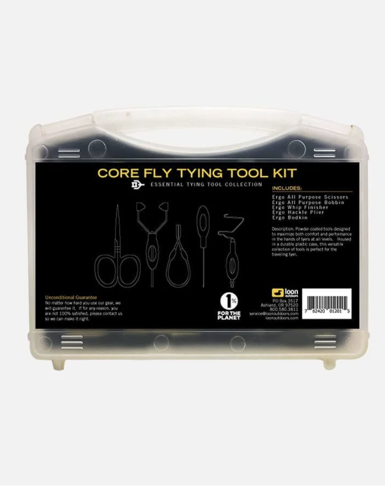 Loon Core Fly Tying Tool Kit Yellow