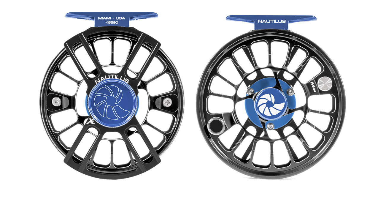 Nautilus Reels Nautilus X Series Reel Black/Blue Custom