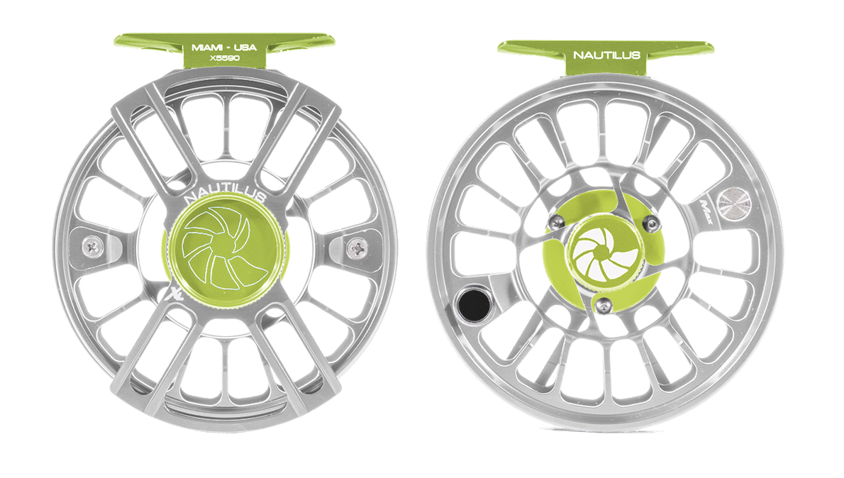 Nautilus X Series Reel Titanium/Key Lime Custom - TroutHunter