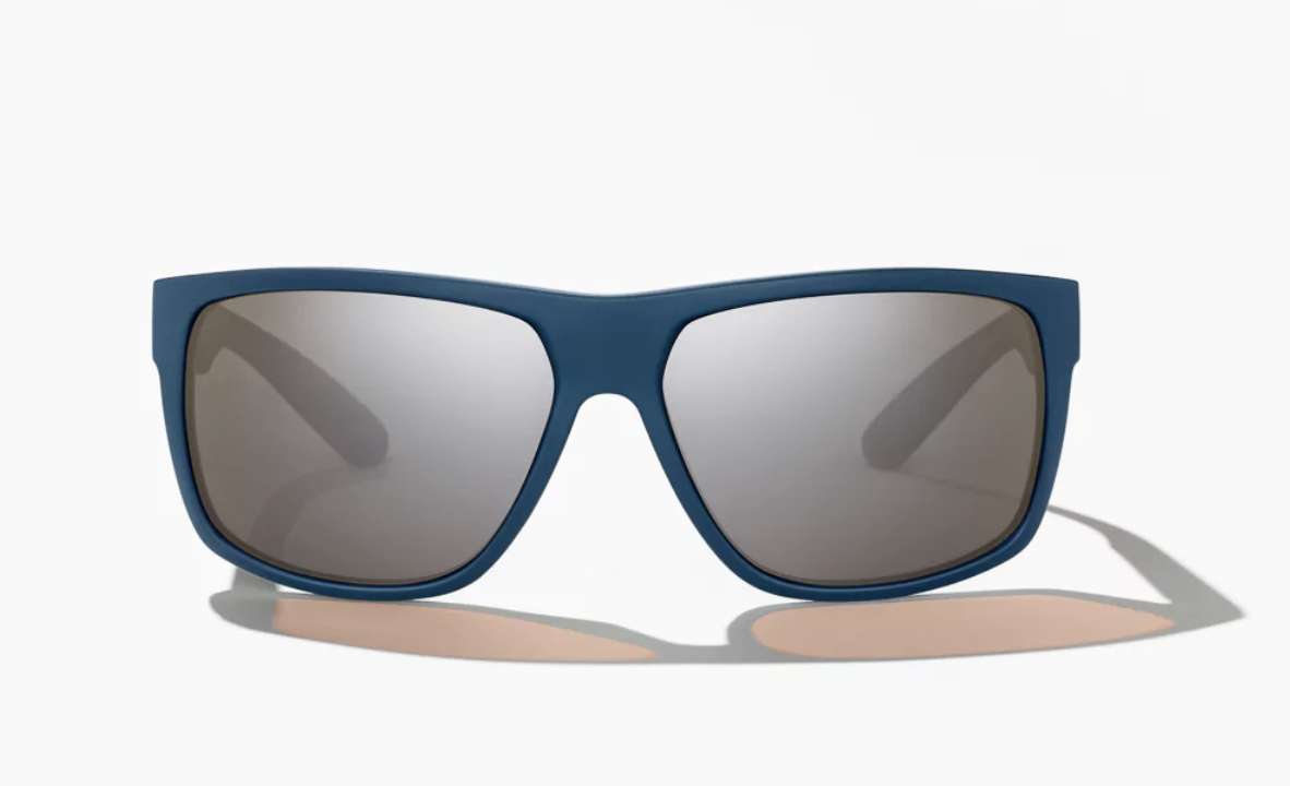Bajio Sunglasses Bonneville Blue Matte/Silver Mirror