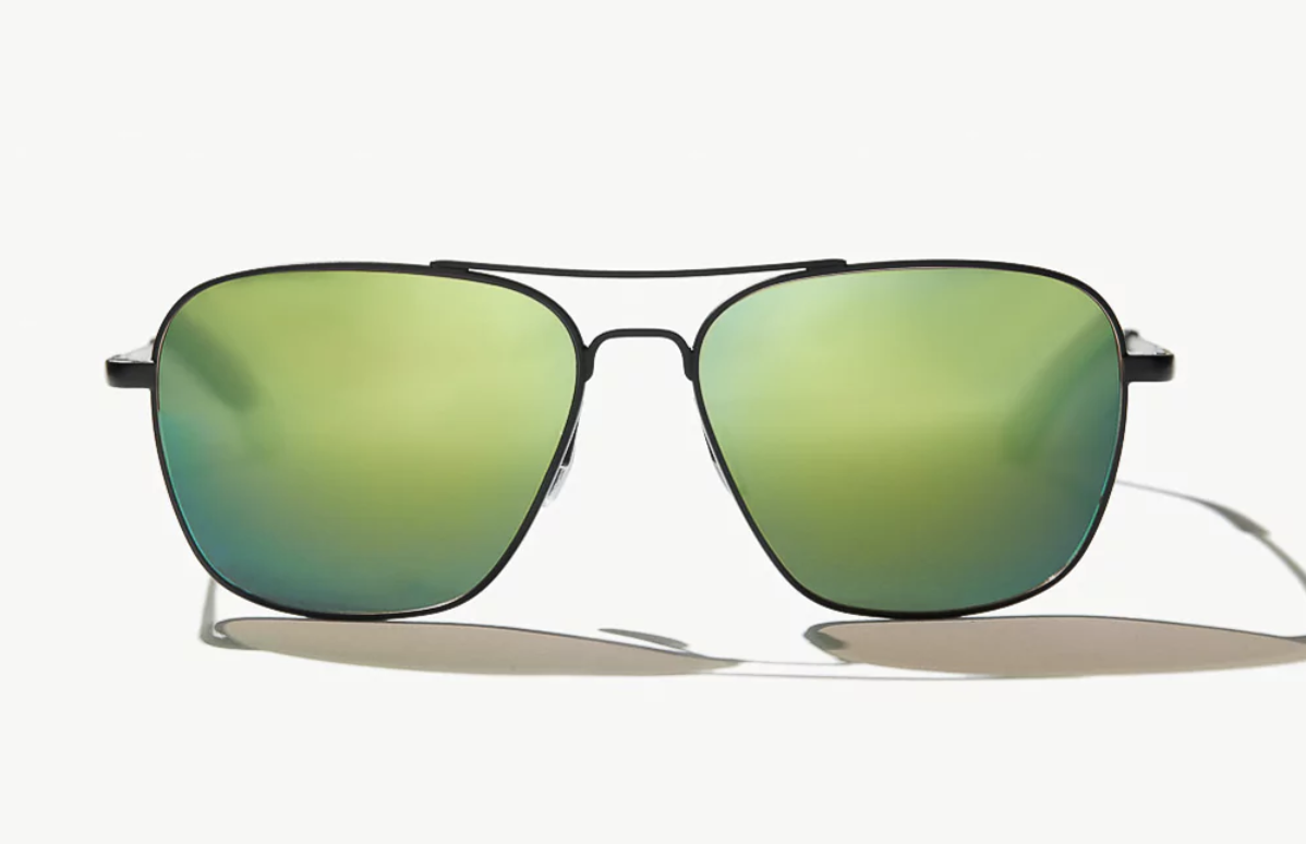 Bajio Sunglasses Bajio Sunglasses Snipes Black Matte/Green Mirror