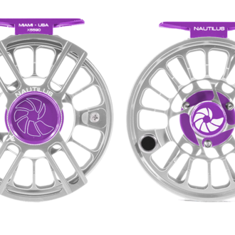 Nautilus Reels Nautilus X Series Fly Reel Titanium/Purple Custom XM 4/5 Nautilus Reels Nautilus X Series Fly Reel Titanium/Purple Custom XM 4/5