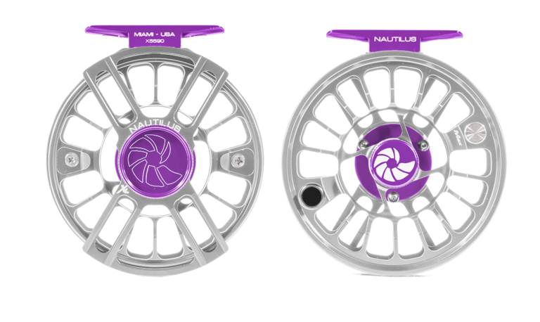 Nautilus Reels Nautilus X Series Fly Reel Titanium/Purple Custom XM 4/5