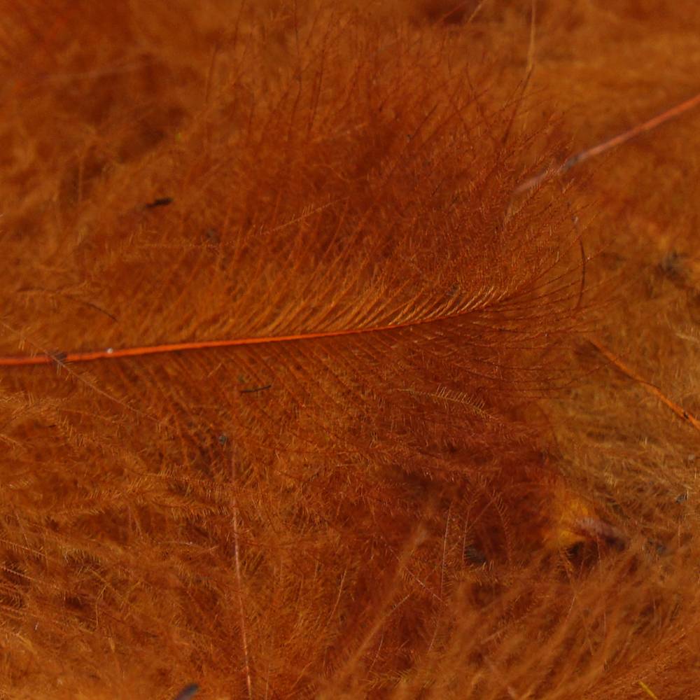 TroutHunter Products TroutHunter Premium Dyed CDC - Rust - Small .5g