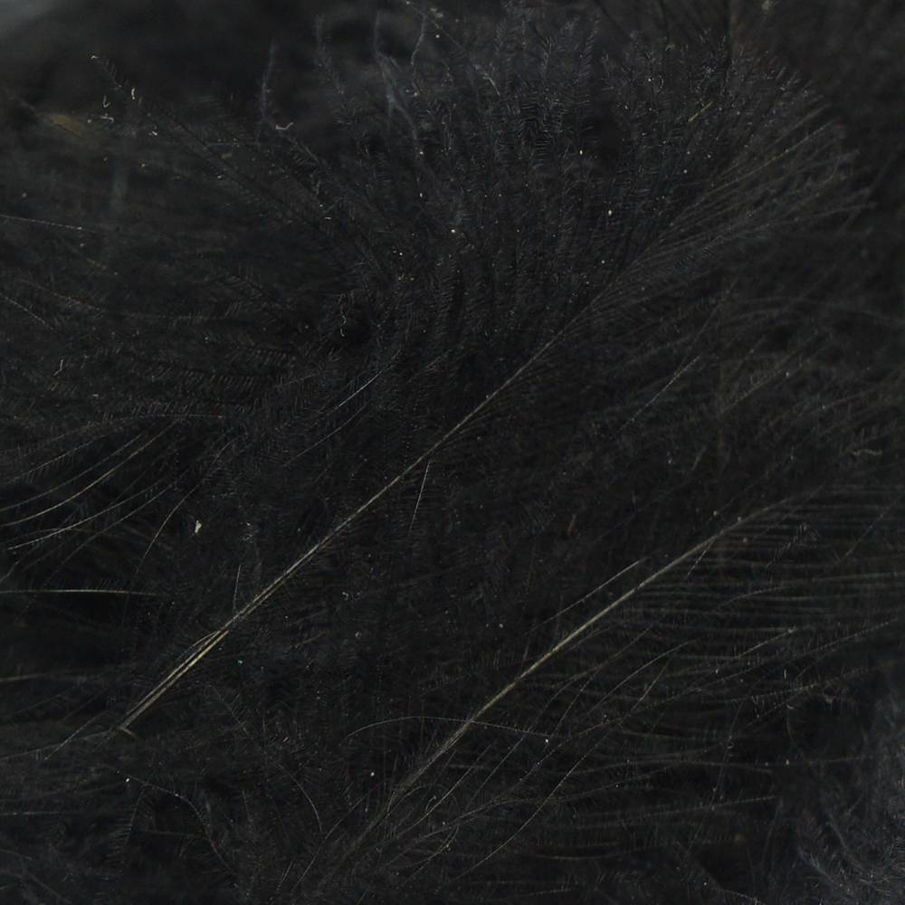 TroutHunter Products TroutHunter Premium Dyed CDC - Black - Small .5g