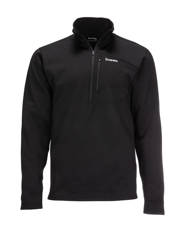 Simms Fishing Simms M's Thermal 1/4 Zip Top Black