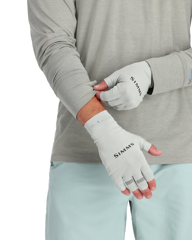 Simms Fishing Simms Solarflex Sunglove-Sterling