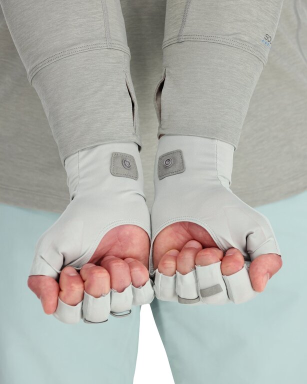 Simms Fishing Simms Solarflex Sunglove-Sterling