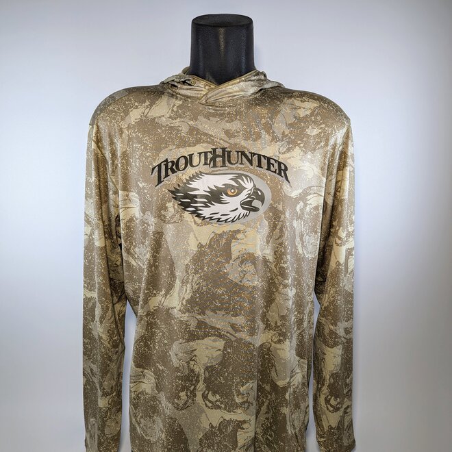 T-shirt Homme Simms Fishing Products - Gris Moyen - Manches Courtes - Taille M