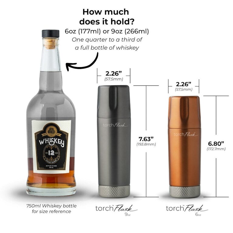 high camp flasks High Camp Flasks-Torch Flask 9oz