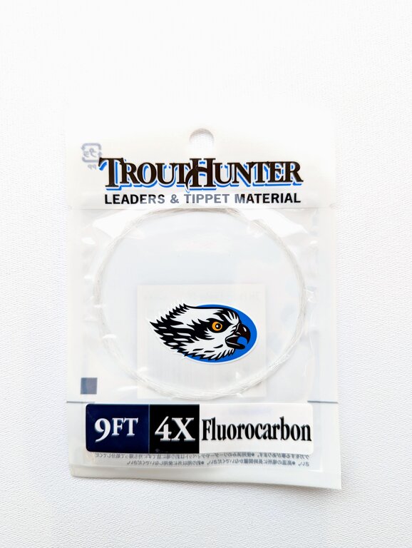 TroutHunter Products Trouthunter Fluorocarbon Leader 9' w/Loop